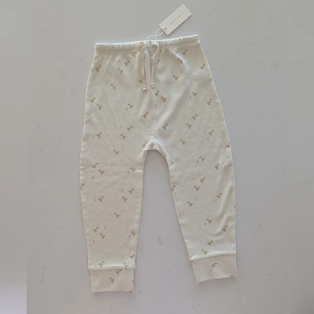Quincy Mae | Drawstring Pant | Ducks